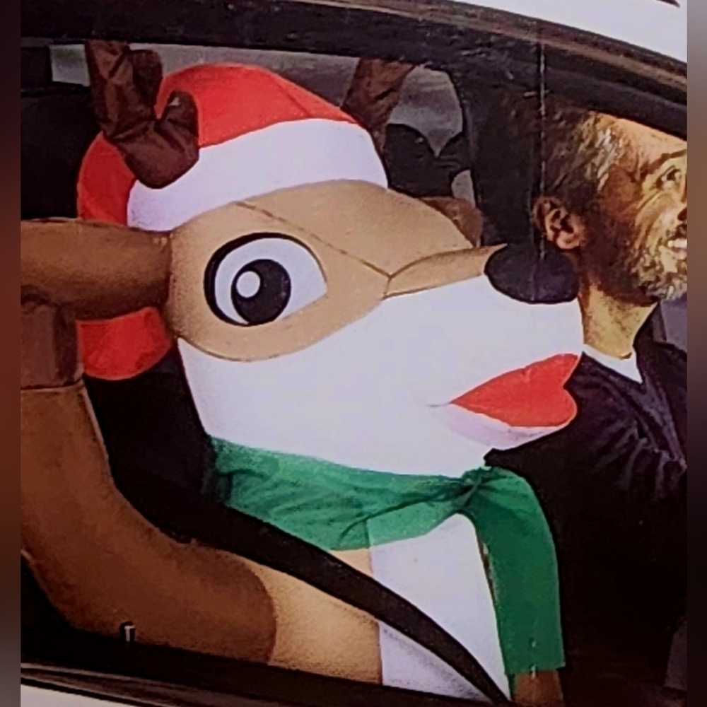 NWT CAR BUDDY REINDEER 😀 NEVER DRIVE ALONE! - Picture 6 of 6
